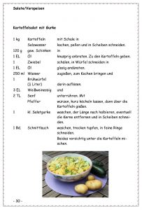 Zum Nachkochen empfohlen: Kartoffelsalat mit Gurke!